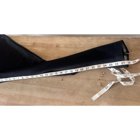 NOVARA Size Large Womens Leg‎ Zip Stretch Waist Drawstring Cycling Black Pants - Picture 10 of 10